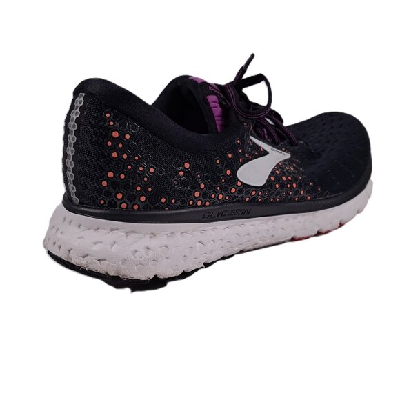 Brooks Glycerin 17 Running Shoes Women 11 Medium B Athletic Black Purple - Picture 4 of 15